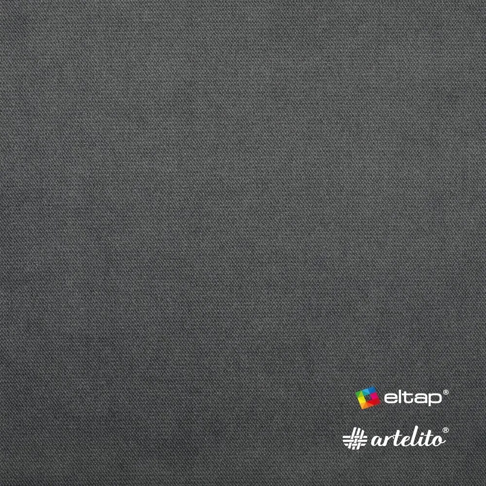 Кафяво-сив кадифен разтегателен диван с място за съхранение ляв ъгъл 223 cm Fabillo – ELTAP