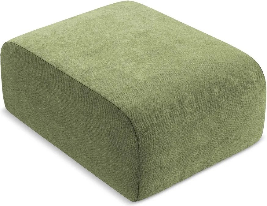 Зелена шенилова табуретка Lani – Makamii