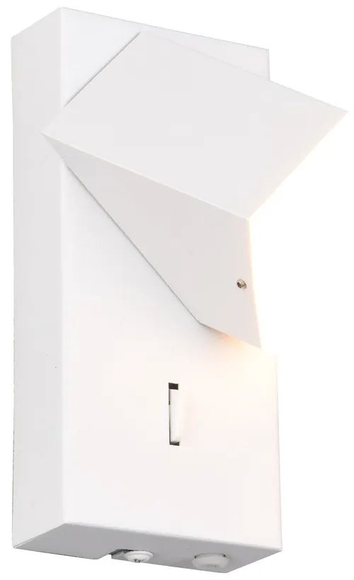 Бяла LED стенна лампа Raglan – Trio