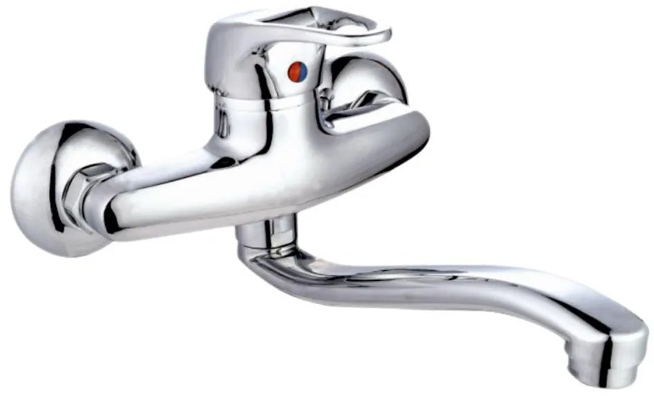 Смесител за умивалник SAPIR SP 7100 AZ4, Хром, Хоризонтален