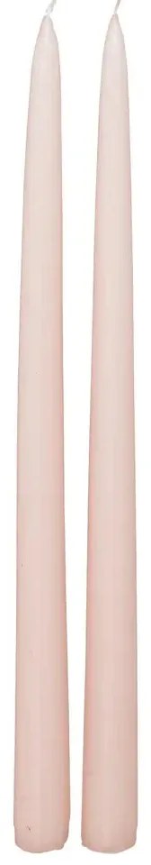 Свещи без аромат atmosphera Hugo, 30 cm, 2 бр - Бял