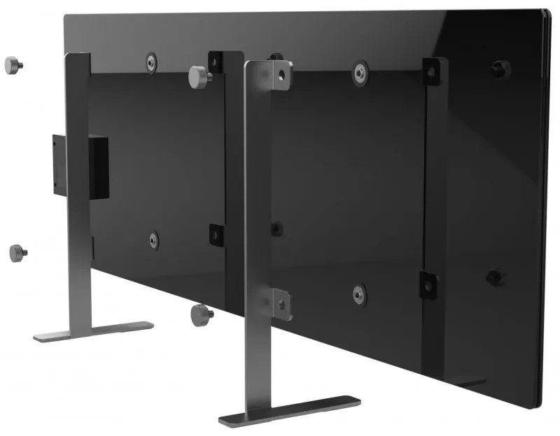 Разопакован: Електрически конвектор AENO AGH0002S, 700W, 30 м2, Мобилно приложение, Ултратънък, Wi-Fi, Черен