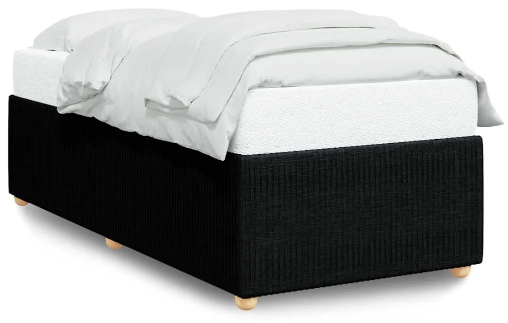 3284895 vidaXL Рамка за легло без матрак, Черно, 80x200 см, плат
