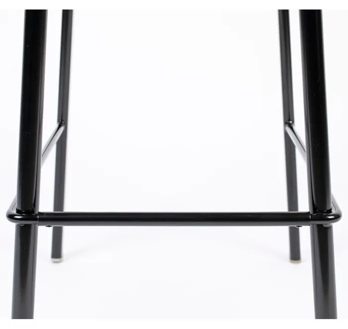 Черен/светлосив бар стол 94 cm Spike - Zuiver