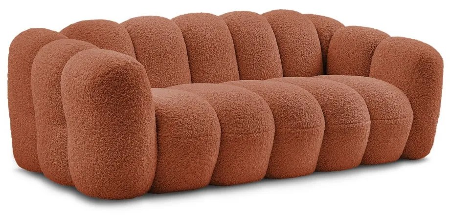 Диван от прежда с примки от букле в тухлен цвят 232 cm Hippolyte – Bobochic Paris