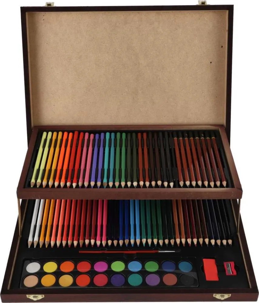 Комплект за рисуване в куфарче ART BOX, 91 части