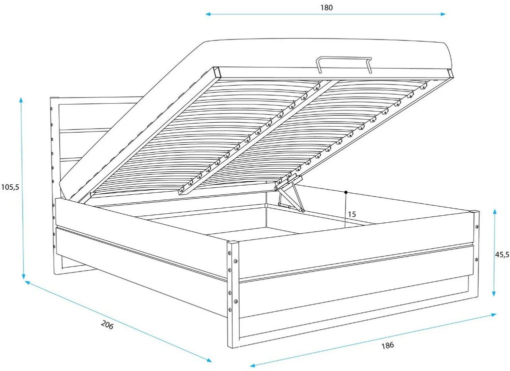 Легло Mateo-180 x 200