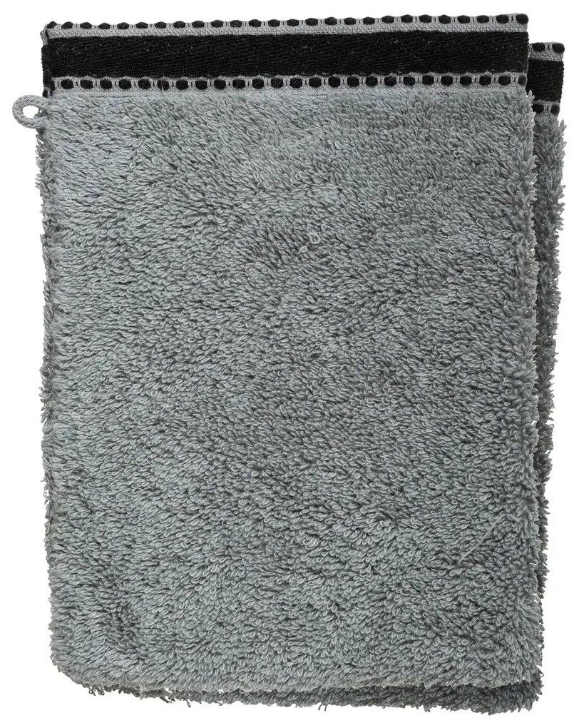 Сет ръкавици за баня atmosphera Joia от памук, 15x21 cm, 2 броя - Тъмносив