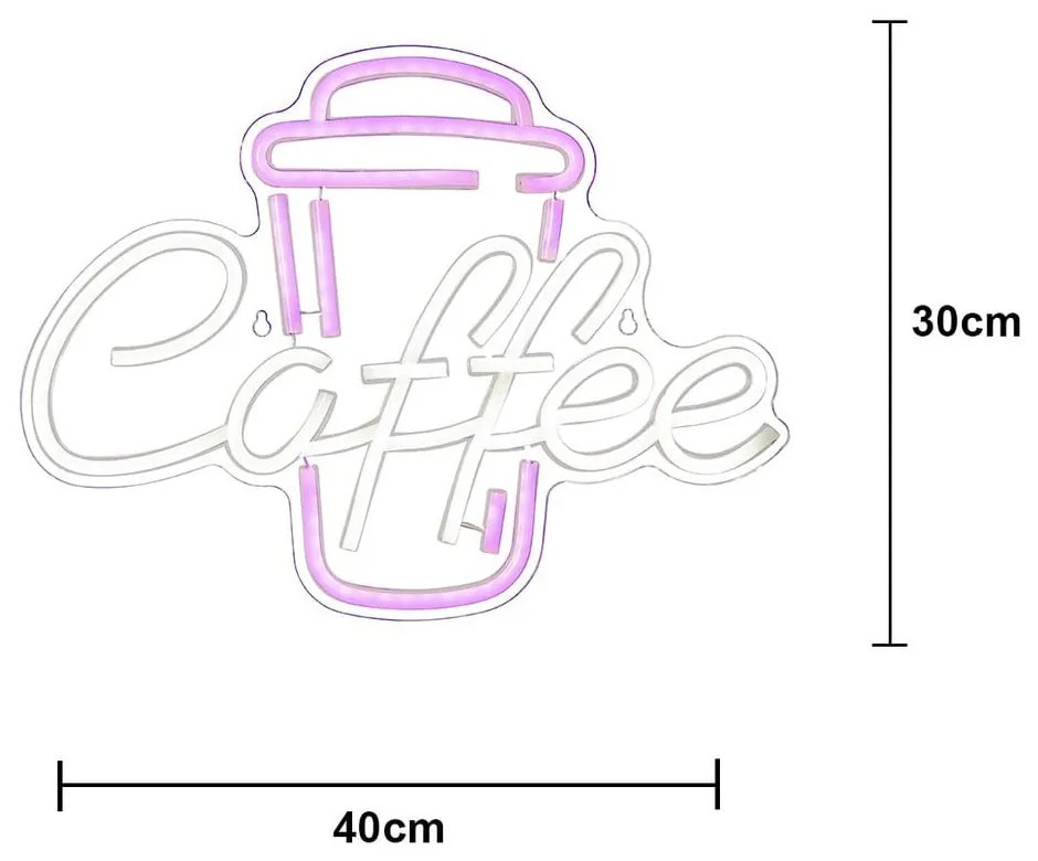 Розова LED неонова светлинна декорация 5 W Plexy – Star Trading