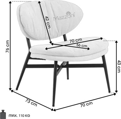 СОФИЯ Теракота (тъкан Апия 272)/черна рамка - ТАПИЦИРАН СТОЛ ЗА ДНЕВНА/ОФИС