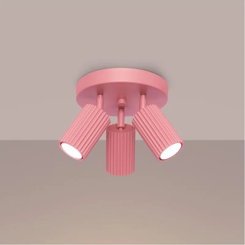 Brilagi - LED точково осветително тяло CRESTO 3xGU10/10W/230V розово