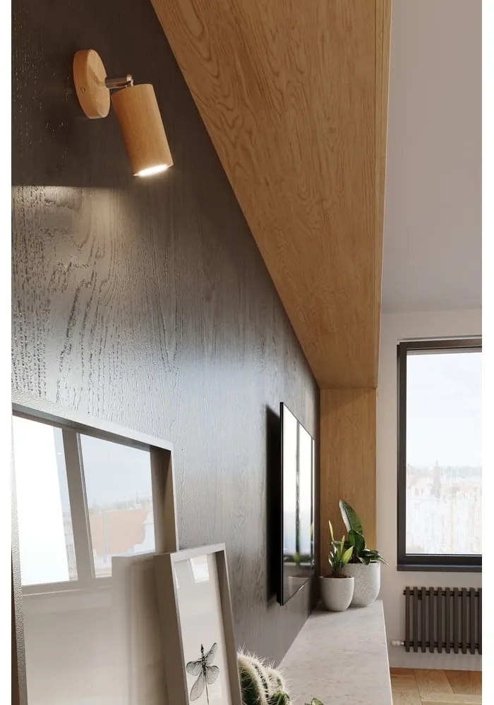 Дървена светлина за таван Ludwik - Sollux