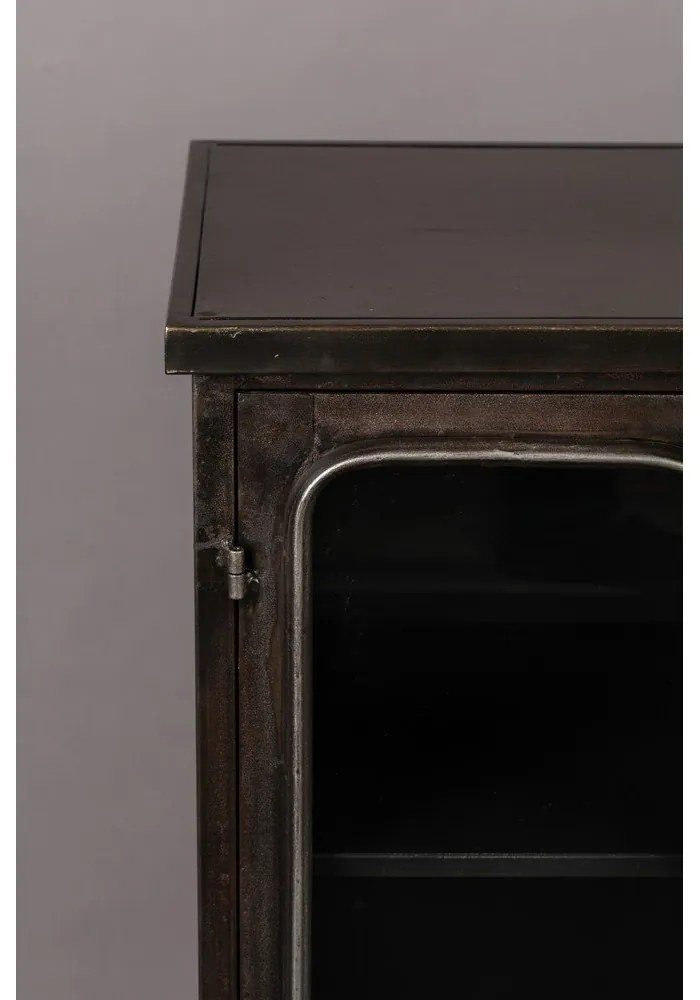 Черна метална витрина 60x100x35 cm Denza – Dutchbone