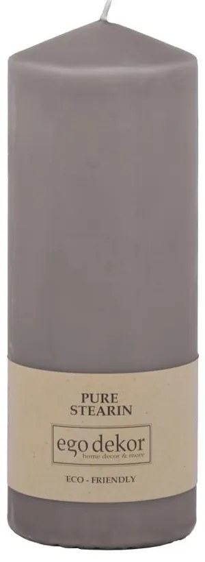 Сива свещ Връх, време за горене 50 h Eco - Eco candles by Ego dekor