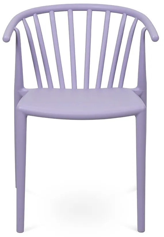 Пластмасов градински стол в цвят лавандула Capri – Bonami Essentials