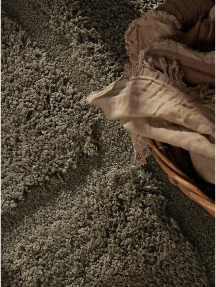 Ръчно изработен кръгъл килим в цвят каки ø 160 cm Lambeth Jasper – Ted Baker