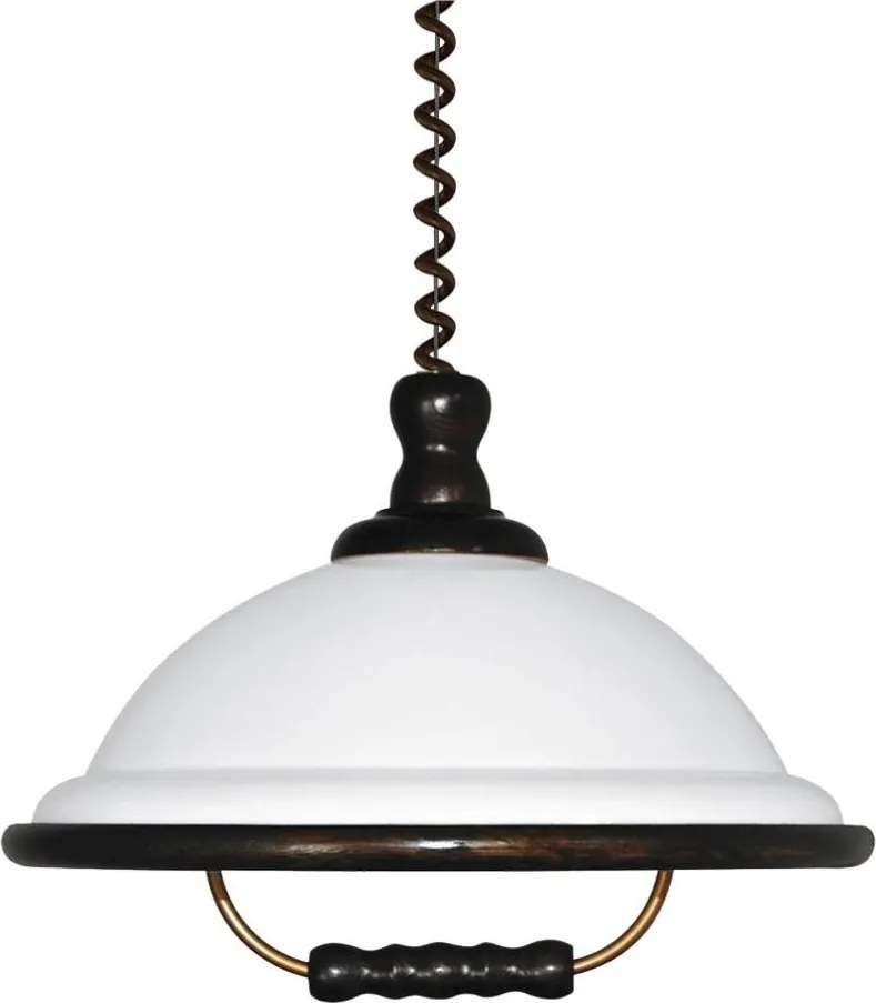 Prezent 73006 W52 - Телескопичен полилей ACRYL 1xE27/60W/230V