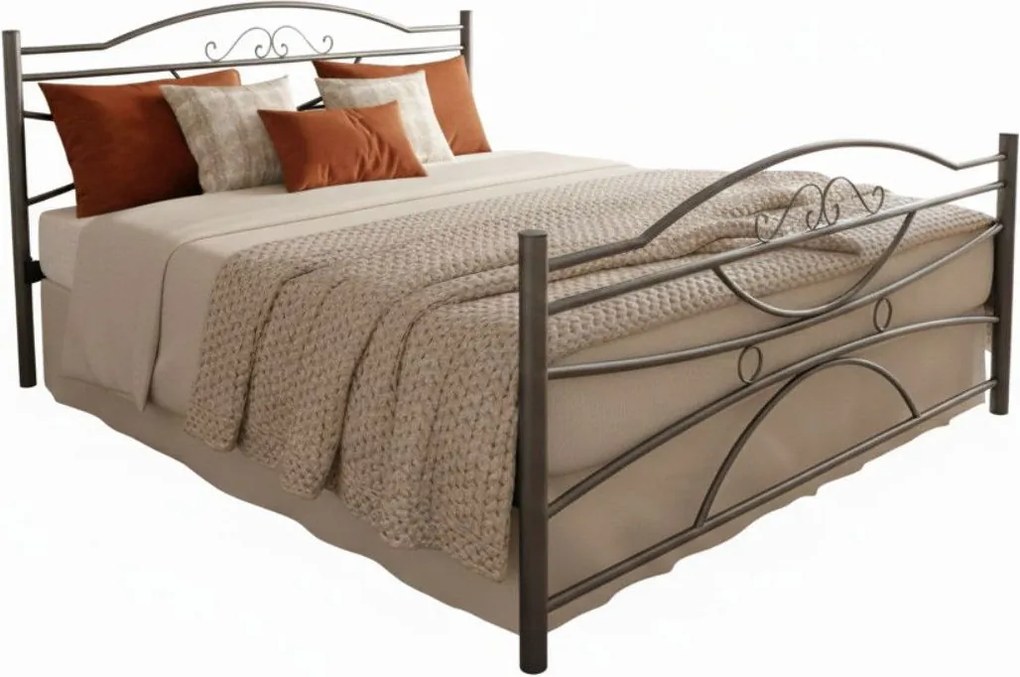 Легло Ramon-150x200-Silver Σφυρίλατο-Με ποδαρικό