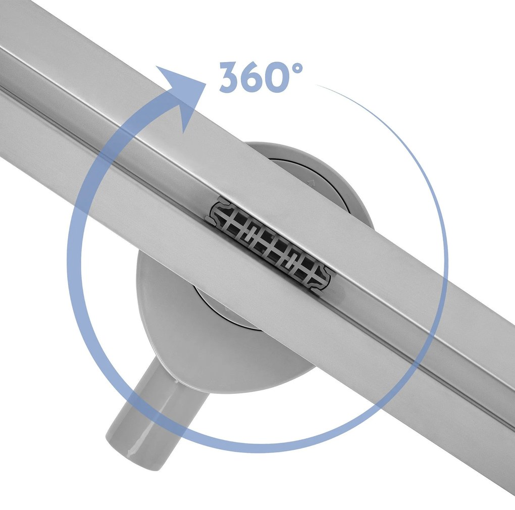 Линеен сифон Rea FILO Nickel Brush 60
