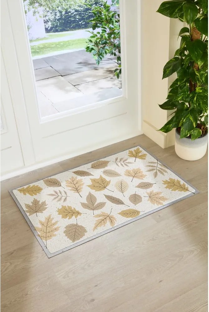 Изтривалка 40x70 cm Autumn Neutral Leaves – Artsy Doormats