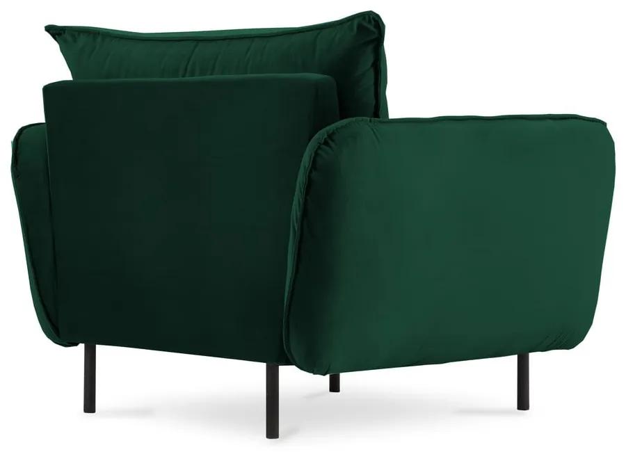 Тъмнозелено кадифено кресло Vienna - Cosmopolitan Design