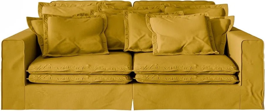 Жълт диван 236 cm Nora – Ropez
