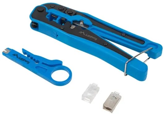 Инструмент Lanberg crimping toolkit with RJ45 connectors RJ45 shielded and unshielded