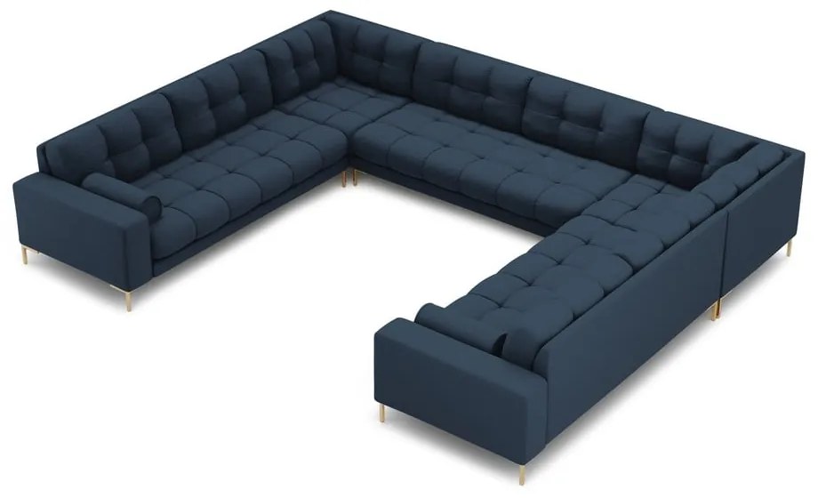 Син ъглов диван ("U" форма) Bali – Cosmopolitan Design