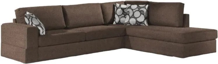 Ъгъл диван Must-Left-295φ 230β cm.-Chocolate