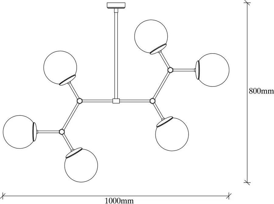 Черно висящо осветително тяло със стъклен абажур Damar – Opviq lights