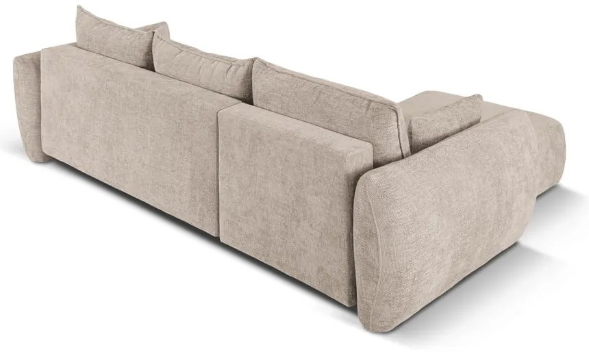 Бежов ъглов диван (ляв ъгъл) Matera - Cosmopolitan Design