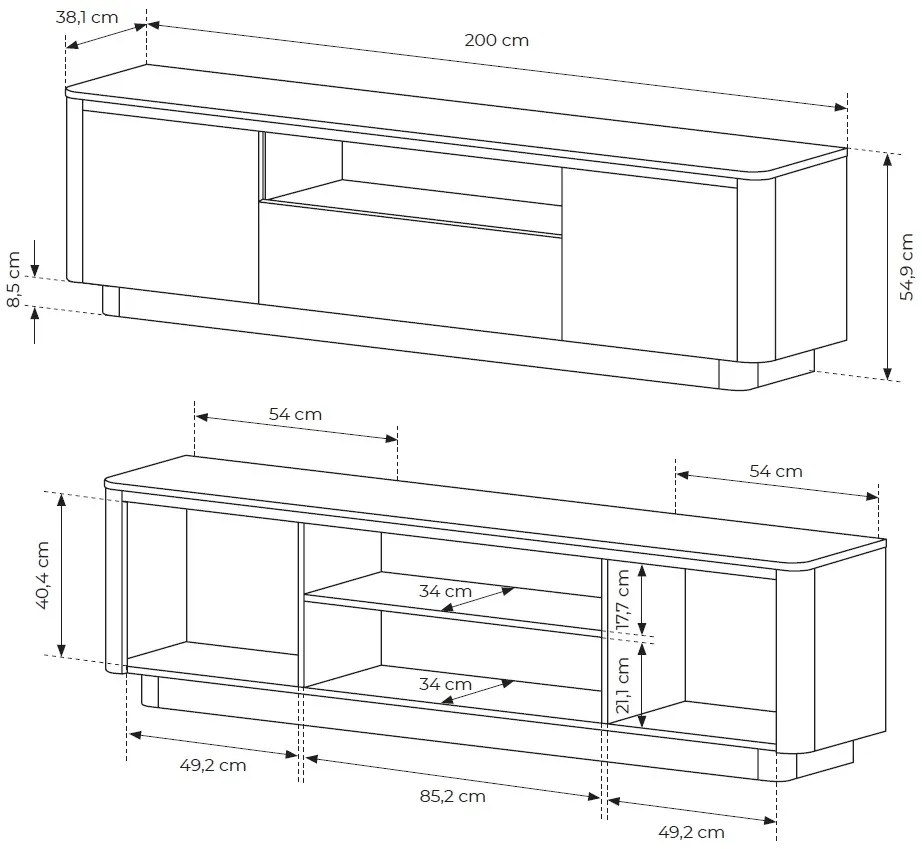 ТВ шкаф Taurus 3D