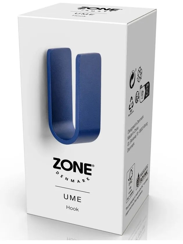 Синя стенна метална кука Ume – Zone