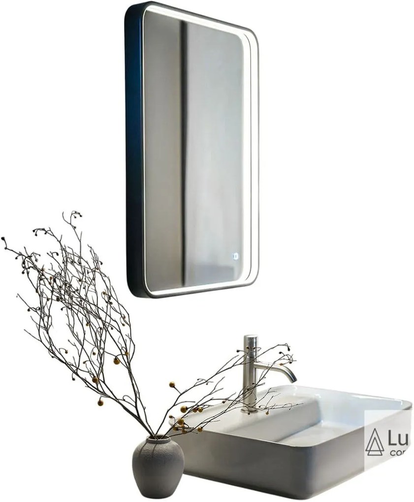 Огледало Cob Light Luminor-50 x 70 εκ.