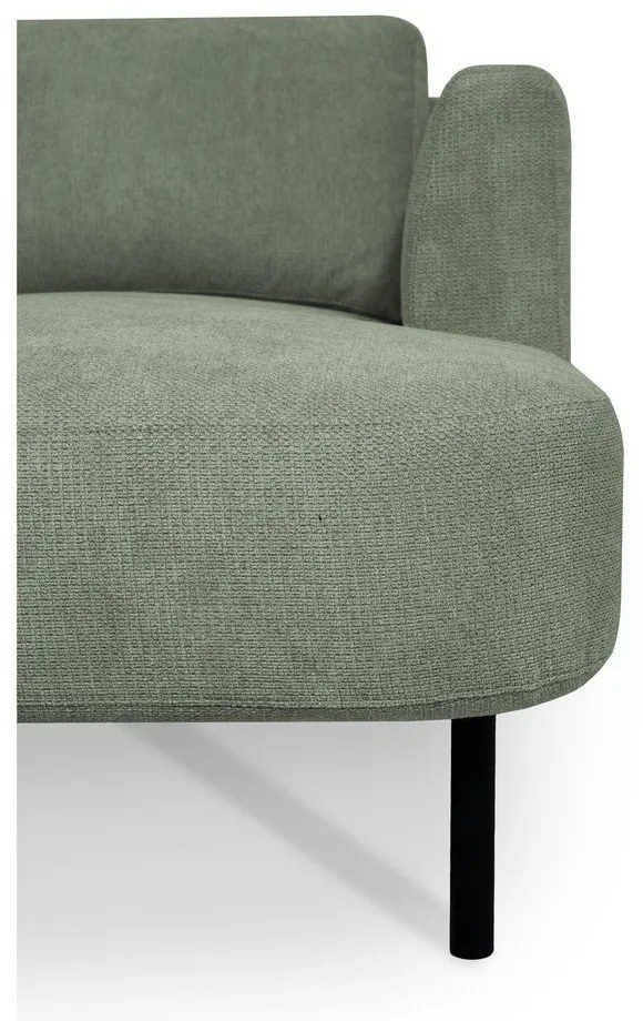 Зелен ъглов диван (ляв ъгъл/"U" форма) Hero – Scandic