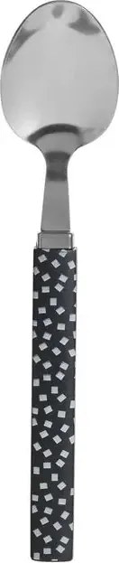 Комплект прибори Secret de Gourmet Géo, Черен, Със стойка, 24 части