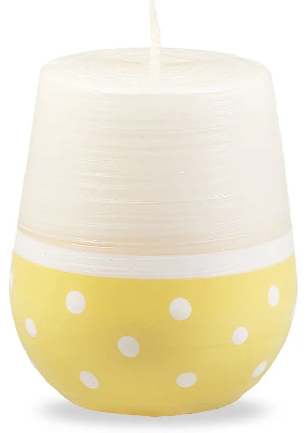 Бяло-жълта свещ , време на горене 32 h Sweetness - Unipar