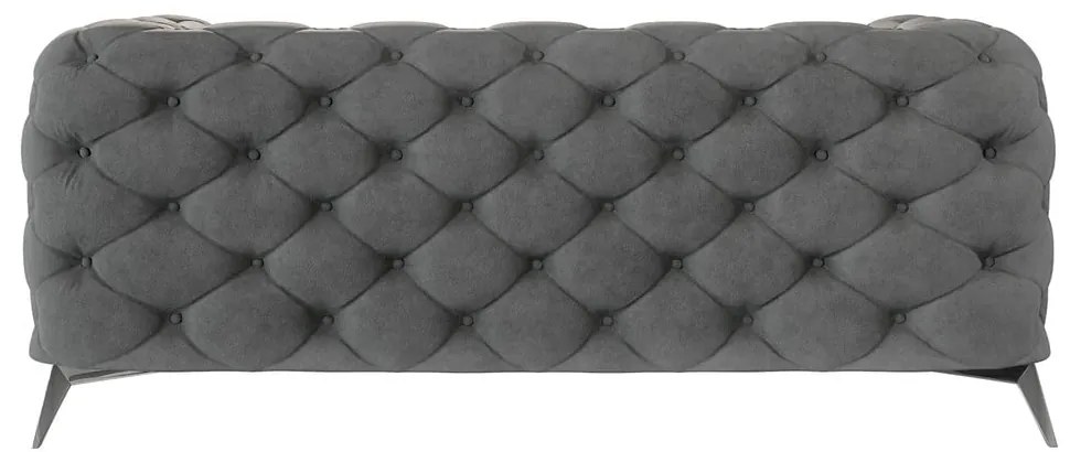 Сив кадифен диван 185 cm Chelsea – Ropez