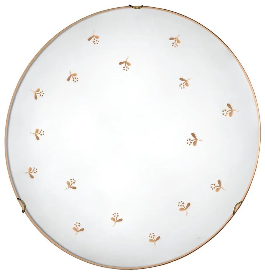 Kolarz 731.13.4.160 - Настенно осветително тяло NONNA 3xE27/60W/230V, диаметър 50 см, с цветен мотив, розово злато