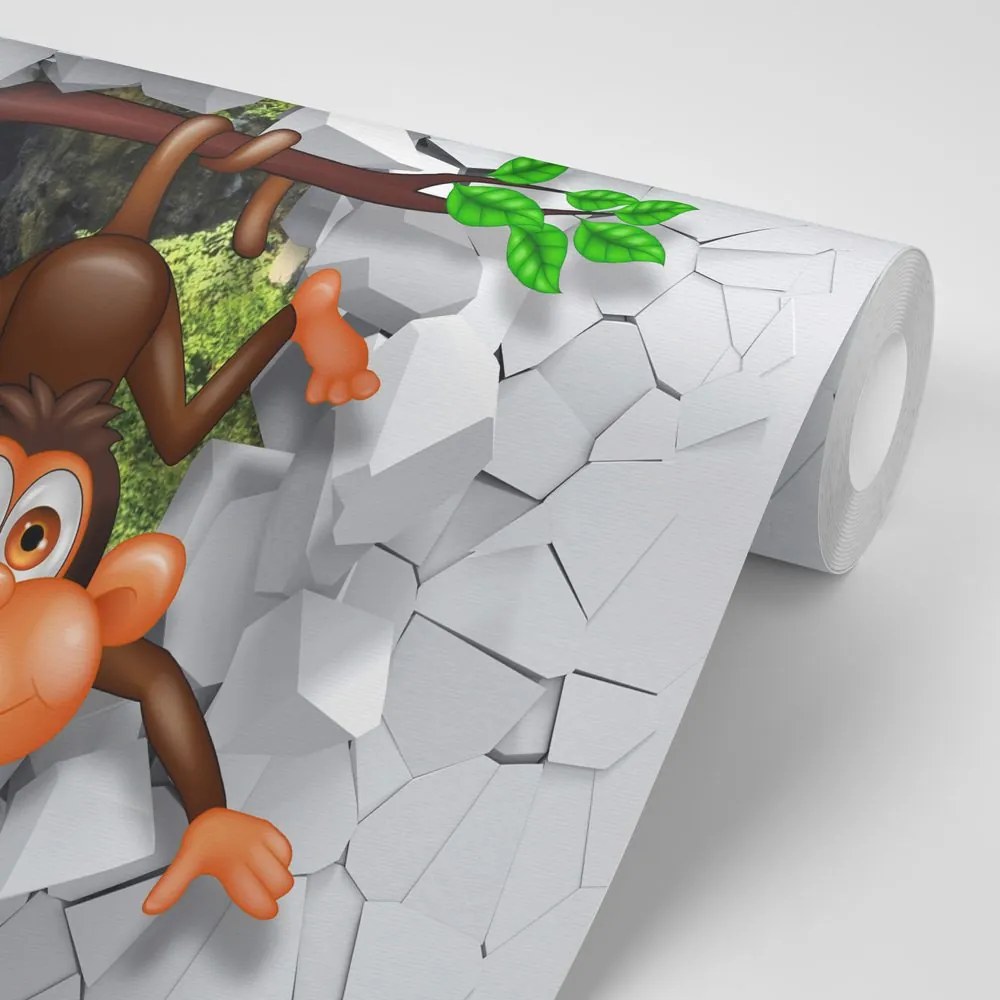 Тапет – Весела маймунка