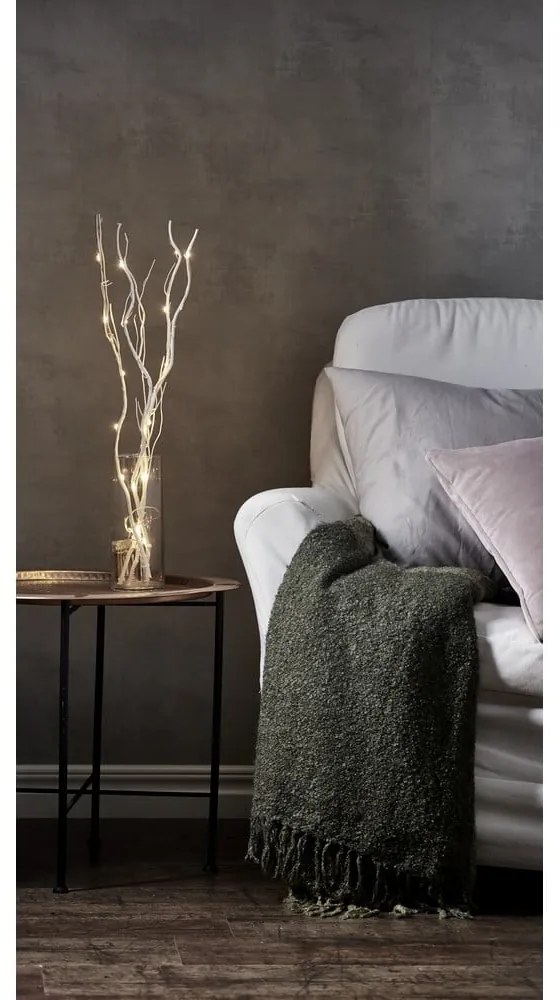 Бяла коледна светлинна украса Willow - Star Trading