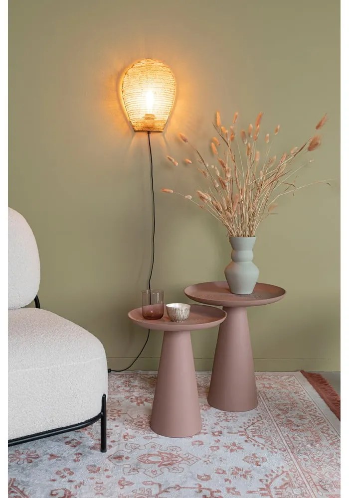 Метална кръгла странична масичка ø 34,5 cm Ringar – White Label