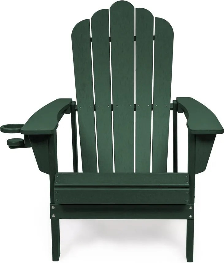Зелено пластмасово градинско кресло Adirondack – Bonami Selection