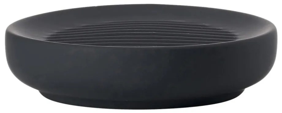Черна керамична сапунерка Ume - Zone