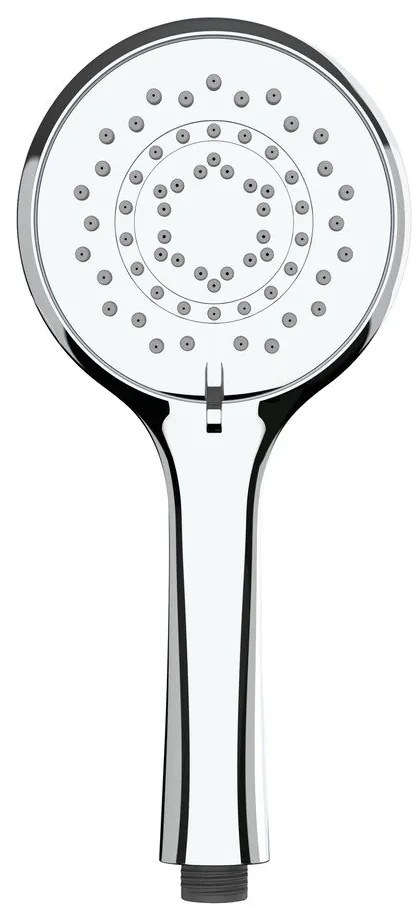Енергоспестяваща хромирана душ глава Автоматична, ø 11 cm - Wenko