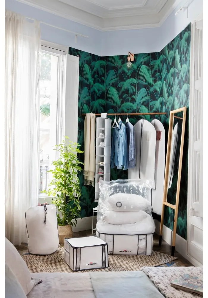 Бяла висяща чанта за костюми White - Compactor