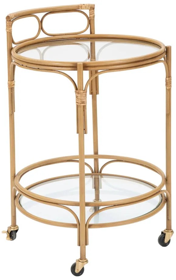 Метална маса за сервиране на колелца ø 51 cm Panama - Mauro Ferretti