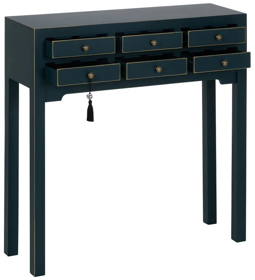 Синя конзолна маса 26x85 cm Diana – Ixia