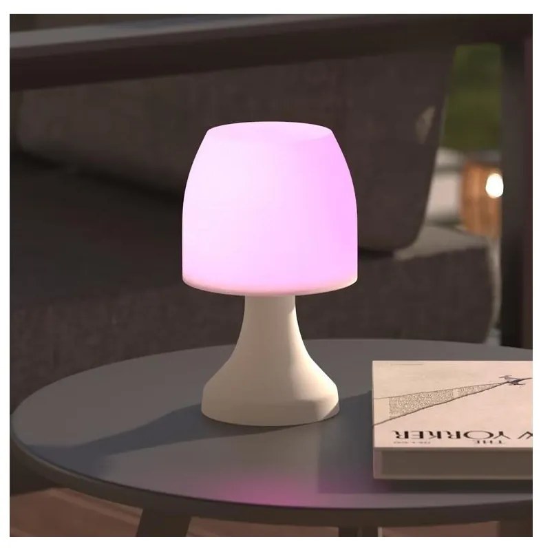 Atmosphera - LED RGB външна настолна лампа DOKK LED/3xAAA 19,5 см IP44