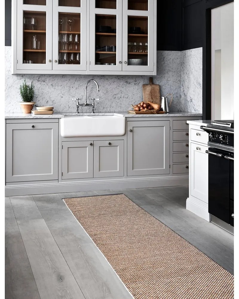 Бежов килим за открито и закрито 60x85 cm Effi Granit – Pappelina